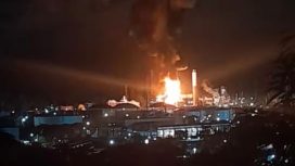Kebakaran kilang RDMP Balikpapan pada 25 Mei 2024 (nomorsatukaltim).