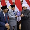 Menhan Prabowo Terima Kunjungan Grand Syekh Al Azhar Prof. Ahmed di Kemenhan (Doc. Kemenhan)
