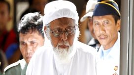 Eks Pemimpin JI Abu Bakar Baasyir (REUTERS/ IW Grafis) 