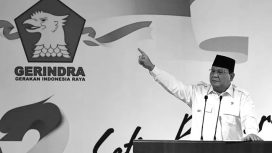 Prabowo Subianto dan lambang Partai Gerindra (Foto: gerindra.id)
