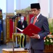 Presiden Jokowi Melantik Menteri (Doc. Setneg RI)
