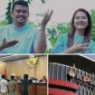 Anak-Mantu Presiden Jokowi, Bobby Nasution & kahiyang ayu (atas), Sidang Eks Gubernur Malut, AGK (kiri), Gedung KPK (kanan) (Diolah dari Antara dan media sosial).