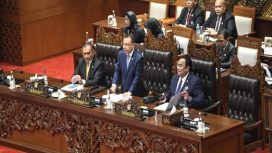 Rapat Paripurna DPR Membahas Pengesahan RUU Pilkada (Doc. ANTARA Foto)