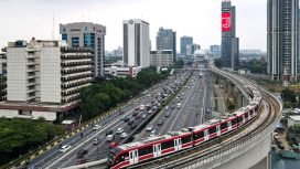 LRT di Kota Jakarta (Doc. AFP)