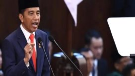 Presiden Jokowi Menyampaikan Pidato (ANTARA Foto)