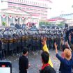 Massa Aksi Demonstrasi Protes Darurat di Semarang (Doc. Amnesty)