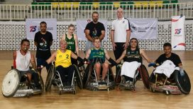 Pemain Rugby Kursi Roda Australia dan Indonesia (Doc. Kedubes Australia)