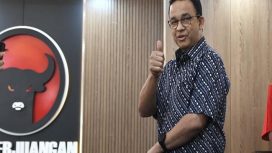 Anies Baswedan di Kantor DPP PDIP (Antara Foto)