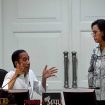 Presiden Jokowi bersama Menkeu Sri Mulyani (ANTARA Foto)