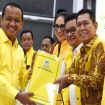 Ketum Golkar Bahlil Lahadalia dalam Munas XI Golkar (ANTARA Foto)