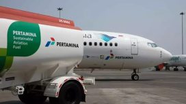 Truk Tangki Pertamina mengangkut Bioavtur (SAF) (Foto: Pertamina).