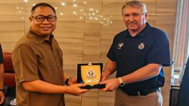 Brigjen Pol Faizal Ramadhani dan Inspektur Senior Paul Borrell (Doc. Satgas)
