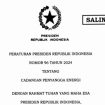 Perpres No.96 tahun 2024 tentang Cadangan Penyangga Energi (CPE).