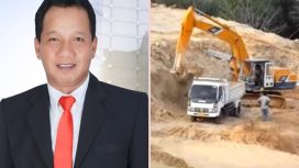Direktur Pembinaan Pengusahaan Mineral Tri Winarno (kiri) dan Ilustrasi tambang (Kanan).