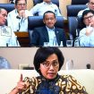 Atas (kiri ke kanan): Bambang Suswantono, Irjen KESDM merangkap Plt. Dirjen Minerba, - Menteri ESDM, Bahlil - Jisman P. Hutajulu, Dirjen Ketenagalistrikan
Bawah: Menteri Keuangan, Sri Mulyani.
(Sumber: Tempo/Tony Hartawan dan Tangkapan Layar)