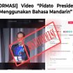 Deepfake Memanipulasi Pidato Jokowi Berbahasa Mandarin (Istimewa)
