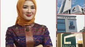 Direktur Utama PT Pertamina (Persero) Nicke Widyawati, Gedung Pertamina, Gedung PT PGN dan Logo Gunvor Singapura.