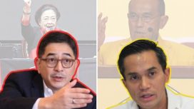 Ketum Kadin, Arsjad (kiri) dan Ketua Dewan Penasehat Kadin, Anindya Bakrie (kanan)