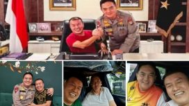 Foto Kapolda Riau Irjen Pol M Iqbal dengan pengusaha di sektor Sawit, Edy Kuang (nadaviral.com/ facebook/ diolah)