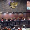 Suasana sidang pengucapan putusan Perkara Nomor 168/PUU-XXI/2023 di Ruang Sidang Pleno Mahkamah Konstitusi, Jakarta, Kamis (31/10/2024). (ANTARA/Fath Putra Mulya)
