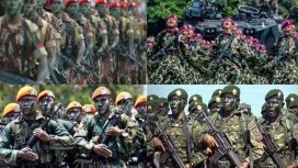 Prajurit TNI AD, AL dan AU