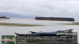 PT Gema Kreasi Perdana mengangkut nikel di Konawe Kepulauan, Kabupaten Tenggara.