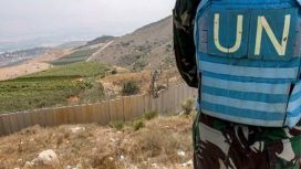 Penjaga Perdamaian di Perbatasan Lebanon-Israel (AFP/Mahmoud Zayyat)