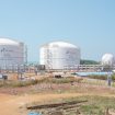 Terminal LPG Tuban di Jawa Timur.