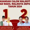 Ilustrasi Paslon Pilkada Depok (Istimewa)