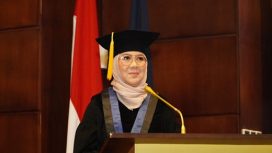Istri Direktur Utama PT Garuda Indonesia, Irfan Setiaputra, yaitu Prof. Luthfiralda Sjahfirdi jadi Guru Besar UI. (Ist.)