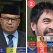 Cagub Pilkada Aceh 2024: Cagub nomor urut 1 Bustami Hamzah dan Cagub nomor urut 2 Muzakir Manaf
