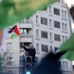 Pengibaran Bendera Palestina (Doc. AFP)