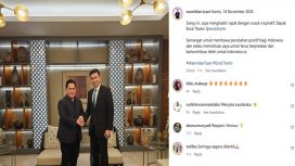 Menjelang Rapat Umum Pemegang Saham Luar Biasa (RUPSLB), PT Garuda Indonesia (Persero) Tbk, yang akan dilaksanakan hari ini (15/11), Menteri BUMN Erick Thohir, bertemu dengan Wamildan Tsani Panjaitan, kemarin (14/11).