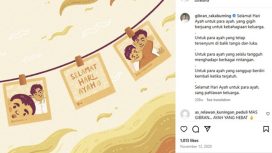 Tangkapan layar unggahan Gibran Raka