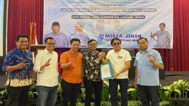 Relawan Lentera Kasih Lampung resmi mendeklarasikan dukungannya kepada pasangan Calon Gubernur dan Wakil Gubernur, Rahmat Mirzani Djausal atau Iyai Mirza dan dr. Jihan Nurlela atau Mbak Jihan (Ist.)