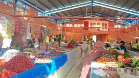 Kondisi Pasar Inpres Tapaktuan, Prov. Aceh Sepi (Foto: larasnews.com)