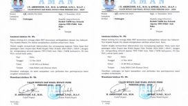 Surat Undangan pendamping desa Kemendes dari Calon bupati Pidie, Aceh (Ist.)