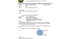 Undangan Pelantikan Pimpinan SKK Migas.
