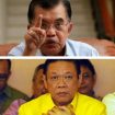 Jusuf Kalla dan Agung Laksono berebut Palang Merah Indonesia.