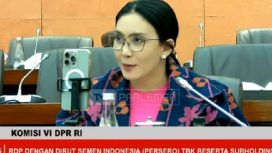Anggota Komisi VI DPR, Rieke Diah Pitaloka, mendesak pemerintah moratorium izin pembangunan pabrik semen. (Indonesiawatch.id/ist)