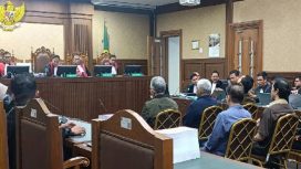 JPU membacakan tuntutan terhadap para terdakwa korupsi hingga pencucian uang perkara timah. (Indonesiawatch.id/Ist)