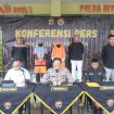 Konferensi pers Polda DIY mengenai dua bidan menjual 66 bayi ke berbagai kota dengan modus adopsi. (Indonesiawatch.id/Dok. Polda DIY)