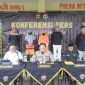 Konferensi pers Polda DIY mengenai dua bidan menjual 66 bayi ke berbagai kota dengan modus adopsi. (Indonesiawatch.id/Dok. Polda DIY)
