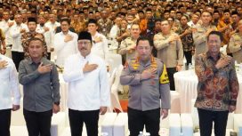 Deklarasi pembubaran Jamaah Islamiyah di Surakarta, Sabtu, (21/12/2024). (Indonesiawatch.id/Dok. Kemenkum)