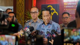 Menkum Supratman Andi Atgas menjelaskan soal wacana pengampunan koruptor. (Indonesiawatch.id/Dok. Kemenkum)