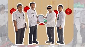 Penyerahan remisi kepada narapidana di Lapas Praya. (Indonesiawatch.id/Dok. Lapas Praya)