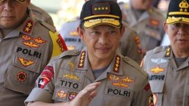 Tito Karnavian ketika menjabat sebagai Kapolri (Foto: ANTARA FOTO/Didik Suhartono).