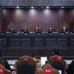Ketua MK, Suhartoyo membacakan amar putusan menghapus presidential threshold. (Indonesiawatch.id/Dok. MK)