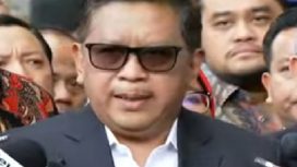 Sekjen PDIP, Hasto Kristiyanyo memberikan keterangan kepada wartawan di KPK, Jakarta Senin, (13/1/2025). (Indonesiawatch.id/Ist)