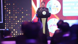 Jaksa Agung ST Burhanuddin menyampaikan 4 poin penting dalam Rakernas Kejaksaan RI 2025 yang harus diperhatikan seluruh jaksa. (Indonesiawatch.id/Dok. Kejagung)
